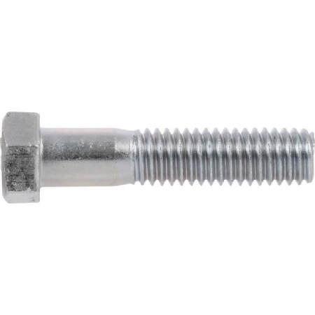 Hex Bolt, 1/2-13 Thread, 10 In OAL, 2 Grade, Steel, Zinc-Plated, SAE Measuring, Coarse Thread